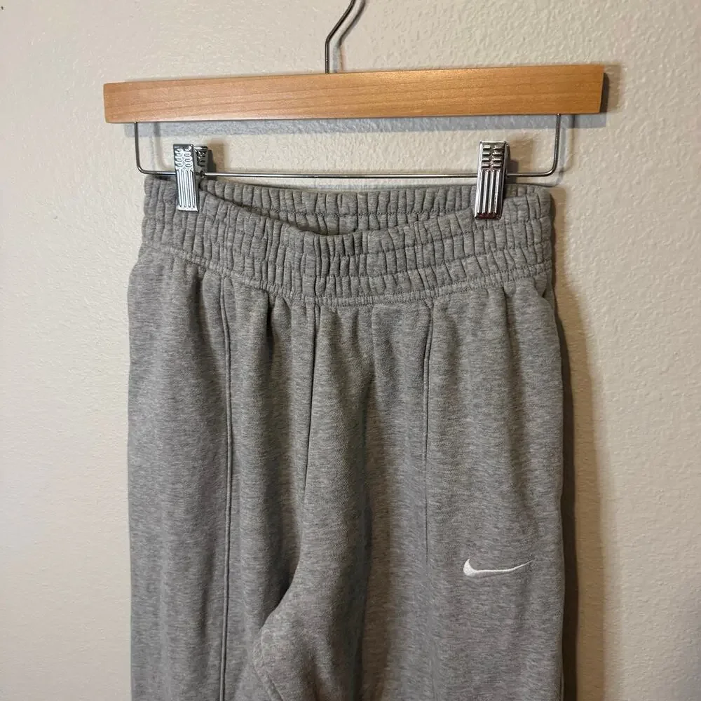 Nike Gray Fleece Jogger Sweatpants Women's Size XS